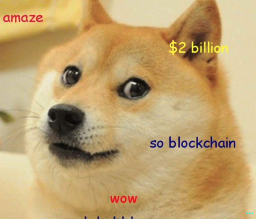 Erinnerst du dich an Dogecoin? Die Scherzwährung ist an diesem Wochenende auf 2 Milliarden Dollar gestiegen.
